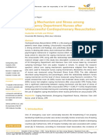 Coping Mechanism and Stress Among Emergency Department Nurses After Unsuccessful Cardiopulmonary Resuscitation