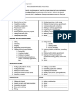 Procrastination Worksheet 