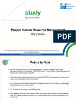 Project Human Resource Management: Study Notes