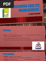 Poisoning and Its Management