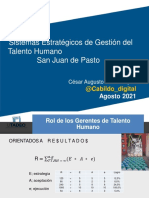 Sistemas Estratégicos de Gestión Del Talento Humano