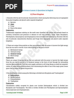 11th Science Lesson 11 Questions in English