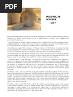 MRI PHILIPS ACHIEVA - Brochure