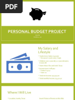 Personal Budget Project Powerpoint 2021