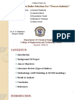 #To Study On Boiler Selection For "Process Industry" (Minor Project 3rd Year)