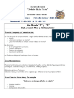 2do Lapso Plan de Trabajo 6to Grado