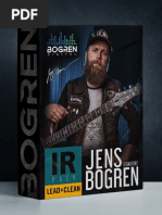 Jens Bogren Signature IR Pack LEAD + CLEAN - Documentation