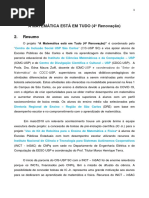 A Matemática Está em Tudo (4a Renovação)