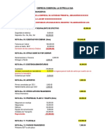 EMPRESA COMERCIAL LA ESTRELLA SAA ESF y ER