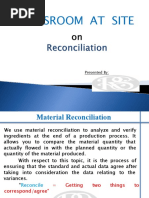 Material Reconciliation - PDF REVISED