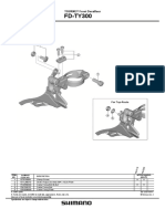 FD-TY300: TOURNEY Front Derailleur