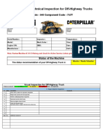 TA2 Visual & Technical Inspection Form Master - Off-Highway Truck