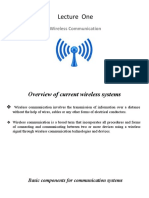 Lecture One: Wireless Communication