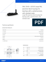 SNL 3140 + 22332 Large SNL Plummer Block Housings For Bearings With A Cylindrical Bore