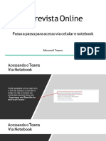 Passo A Passo - Acesso Ao Microsoft Teams (Entrevista Por Vídeo Online)