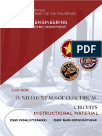 ELEN 20044 IM Fundamentals of Electrical Circuits Edited