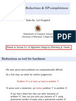 CMSC 451: Reductions & NP-completeness: Slides By: Carl Kingsford