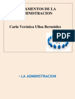 Fundamentos de La Administración