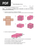 7mo - Prueba 2 - Áreas de Prismas