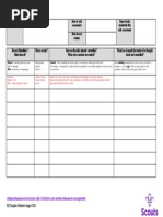 Risk Assessment Form August 2020