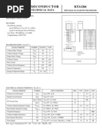 Semiconductor KTA1266: Technical Data