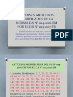 Artículos Modificados Del D.S. 024