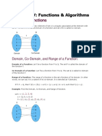 Chapter IV Functions and Algorithms