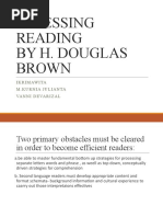 Assessing Reading by H. Douglas Brown: Ik Rimawita M.Ku RN Ia Ju Lia Nta Vannidevarizal