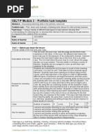 CELT P Module 2 Task Lulu