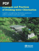 Principles and Practices of Drinking Water Chlorination WHO