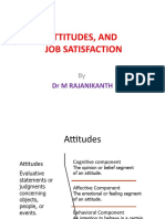 Attitudes and Job Satisfaction