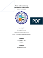 Case Study 2-1 Job Analysis