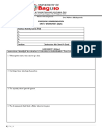 Purposive Communication UNIT 3 WORKSHEET (50pts) Names: (Family Names First) 1. 2. 3. 4. 5. Section: Instructor: Mr. Brent P. Gorio