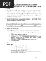 Httpsbescom - Karnataka.gov - Instoragepdf filesQSandS DrawingsTechnical Specification LT AB Cable PDF