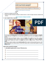 Actividad de Comunicación 16 de Agosto: "Leemos Sobre Francisco Bolognesi"