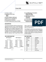 CAT22C10: 256-Bit Nonvolatile CMOS Static RAM