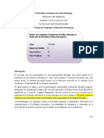 Programa Fundamento de Política Educativa y Elaboración%