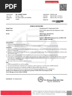 Covid-19 RT PCR Test Sample Type: Method Used