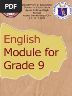 Module On Modals For Grade 9