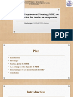 Material Requirement Planning (MRP) Ou Planification Des Besoins en Composants