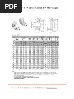 Asme b1647 Series A Flange