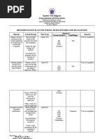 Department of Education: Implementation Plan For School-Based Rewards and Recognition