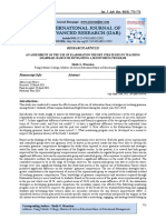 An Assessment of The Use of Elaboration Theory Strategies in Teaching Grammar: Basis For Developing A Monitoring Program