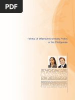 Tenets of Effective Monetary Policy in The Philippines: Jasmin E. Dacio