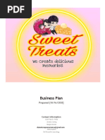 Sweet Treats Business Plan