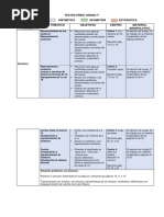 TEXTOS PREST GRADO 1º Temáticas y Objetivos