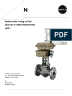 Samson: Partial-Stroke Testing On Fi Nal Elements To Extend Maintenance Cycles