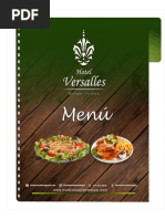 Menu Versalles 2019