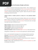 Methods of Hybrid Seed Production