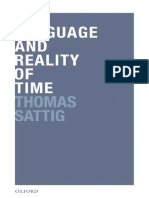 The Language and Reality of Time by Thomas Sattig